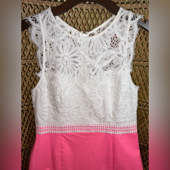 Lilly Pulitzer NWT Sharice Stretch Shift Dress Lillys Coral Size 10 - Picture 13 of 15